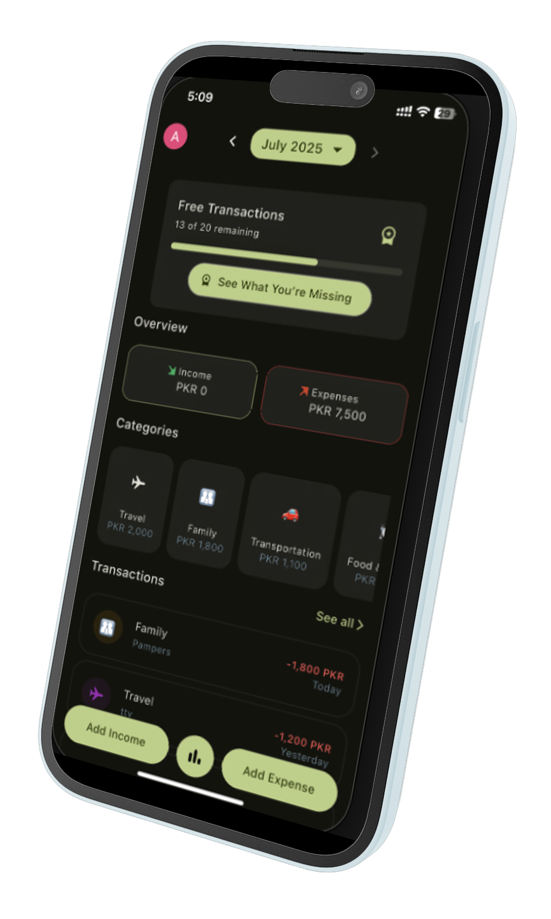 App Home Screenshot